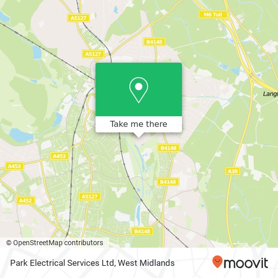 Park Electrical Services Ltd map