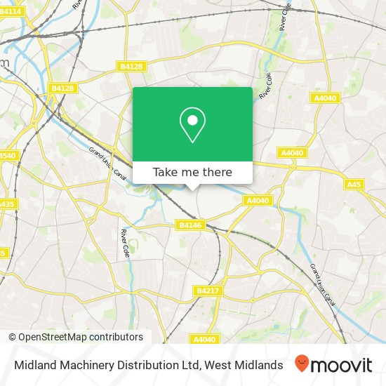Midland Machinery Distribution Ltd map