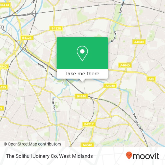 The Solihull Joinery Co map