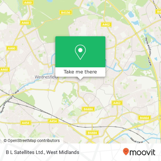 B L Satellites Ltd. map