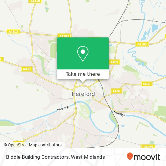 Biddle Building Contractors map