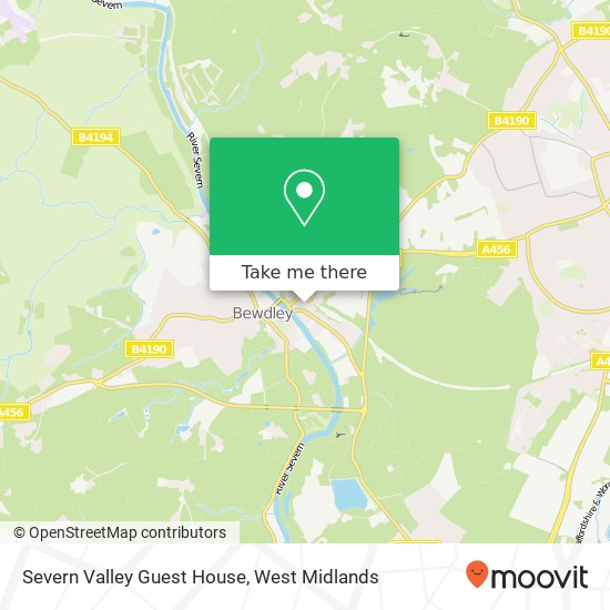 Severn Valley Guest House map