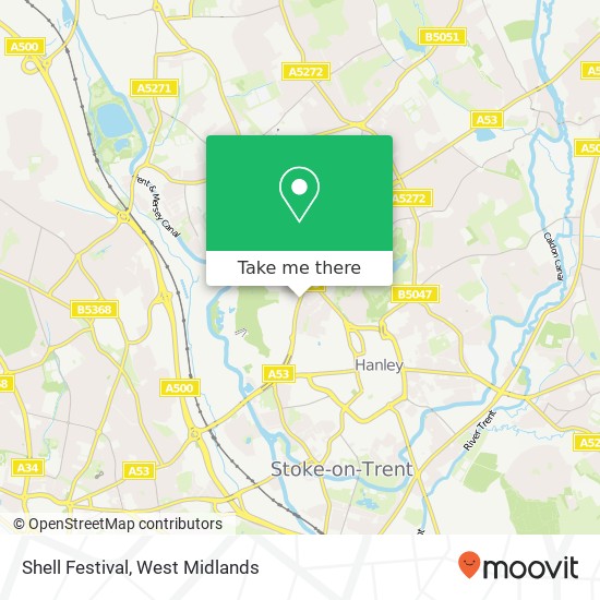 Shell Festival map