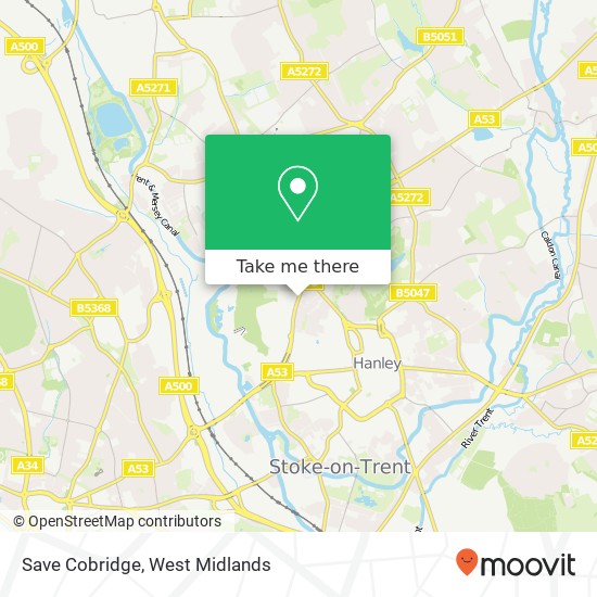 Save Cobridge map