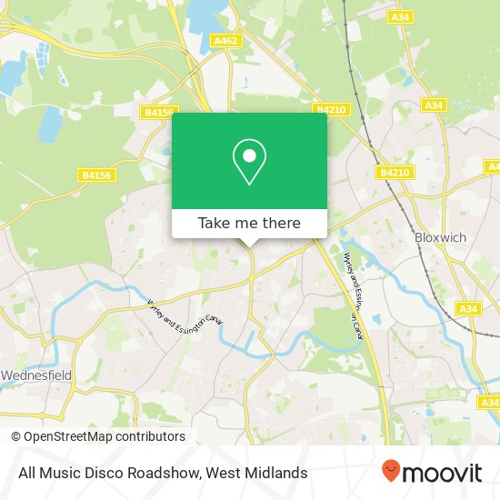 All Music Disco Roadshow map