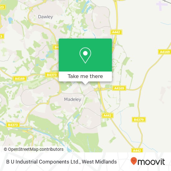 B U Industrial Components Ltd. map