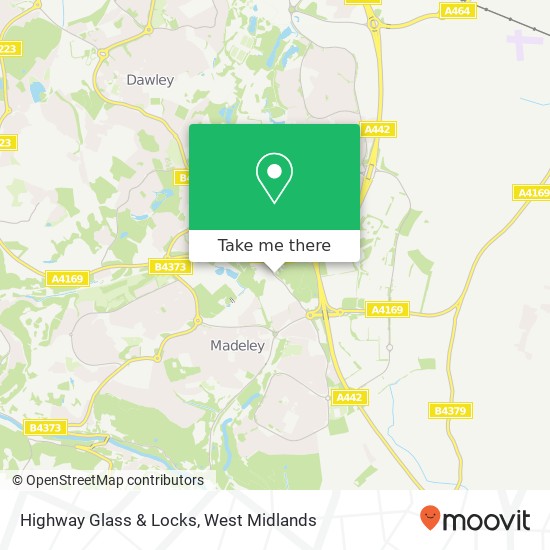 Highway Glass & Locks map