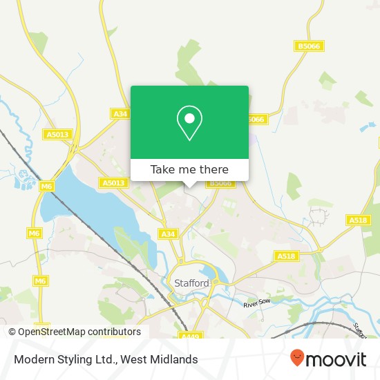 Modern Styling Ltd. map