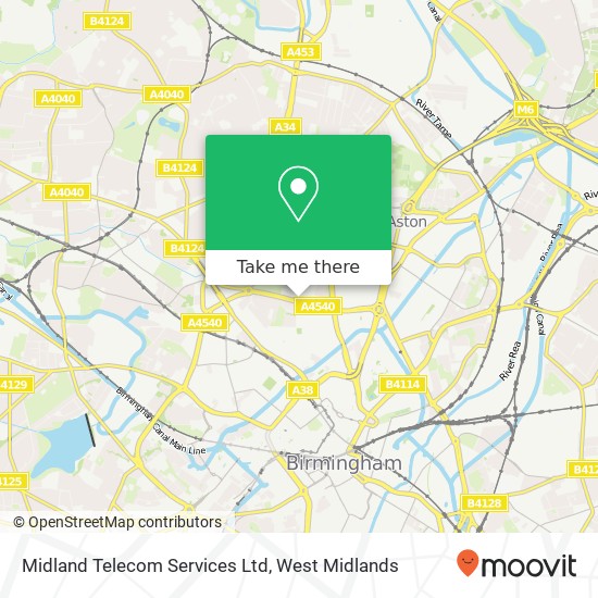 Midland Telecom Services Ltd map