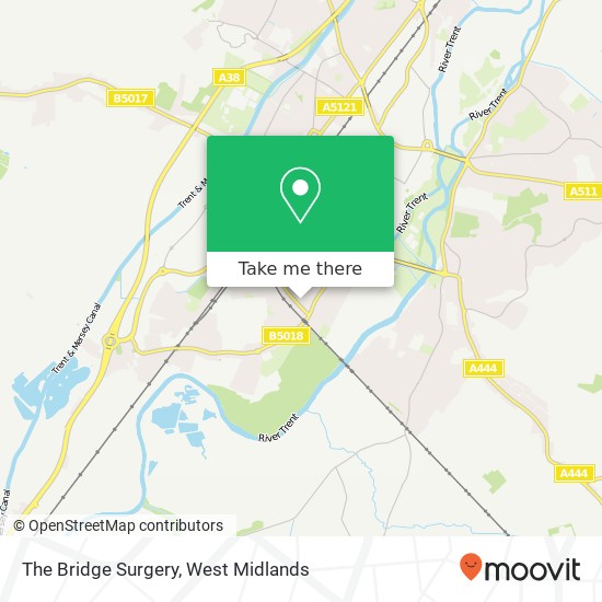 The Bridge Surgery map