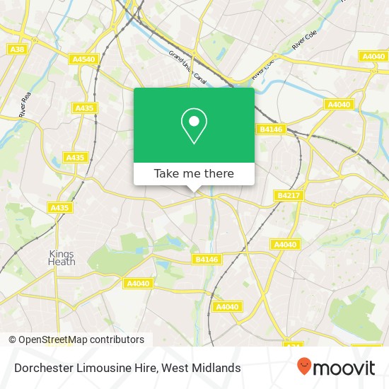 Dorchester Limousine Hire map