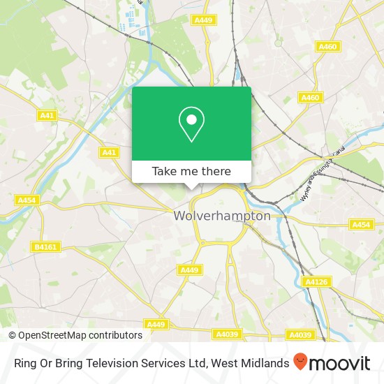 Ring Or Bring Television Services Ltd map