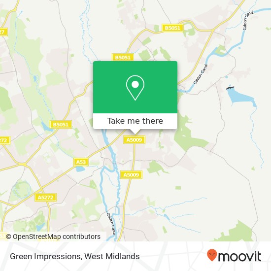 Green Impressions map