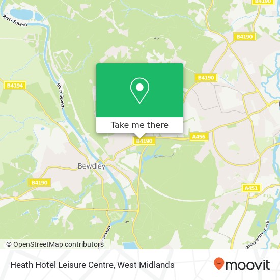 Heath Hotel Leisure Centre map