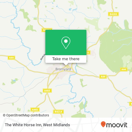 The White Horse Inn map