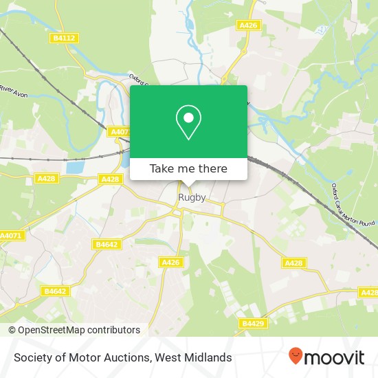 Society of Motor Auctions map