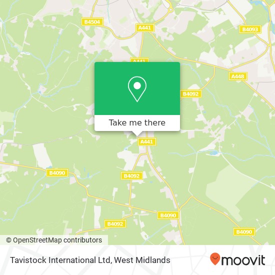 Tavistock International Ltd map