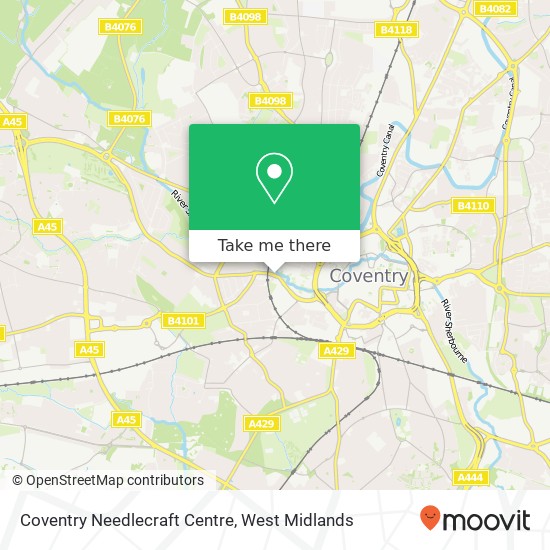 Coventry Needlecraft Centre map
