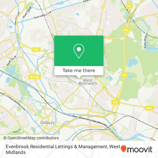 Evenbrook Residential Lettings & Management map