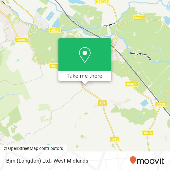 Bjm (Longdon) Ltd. map