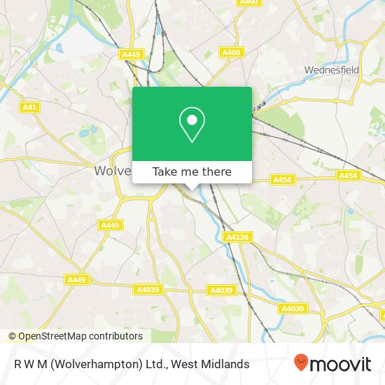 R W M (Wolverhampton) Ltd. map