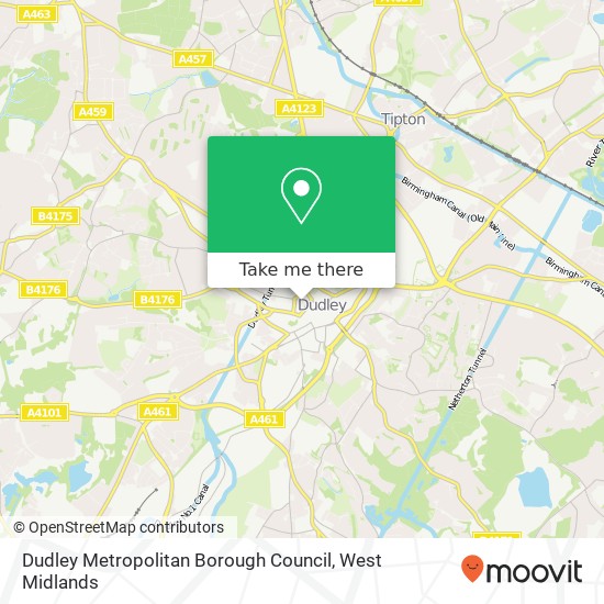 Dudley Metropolitan Borough Council map