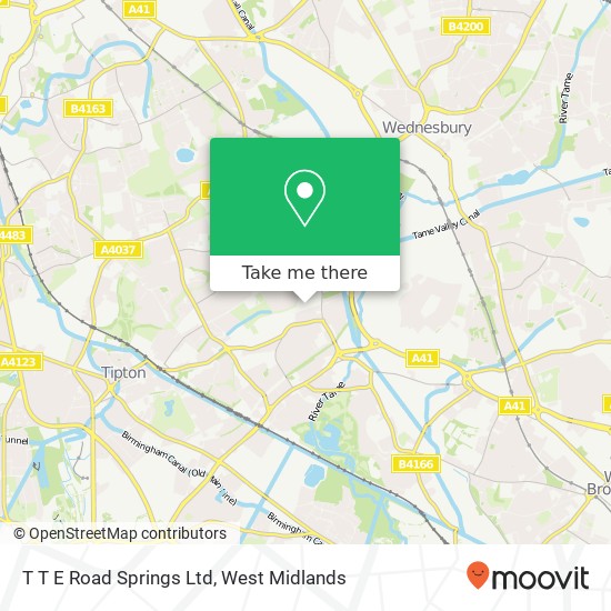 T T E Road Springs Ltd map