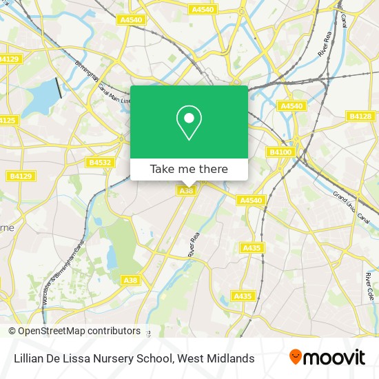 Lillian De Lissa Nursery School map