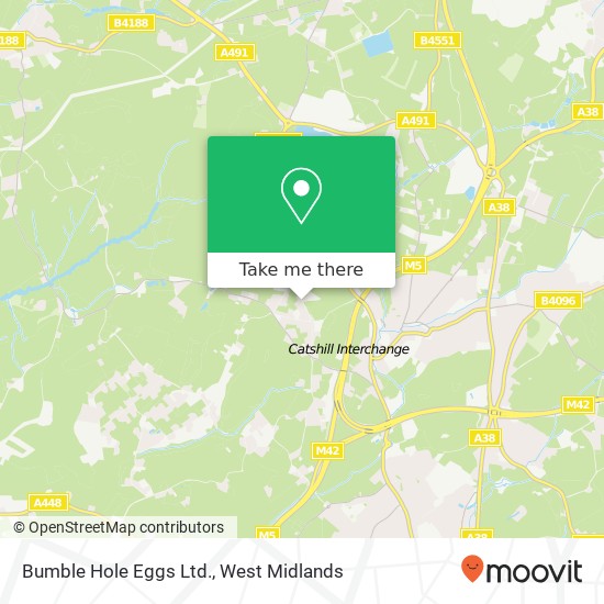 Bumble Hole Eggs Ltd. map