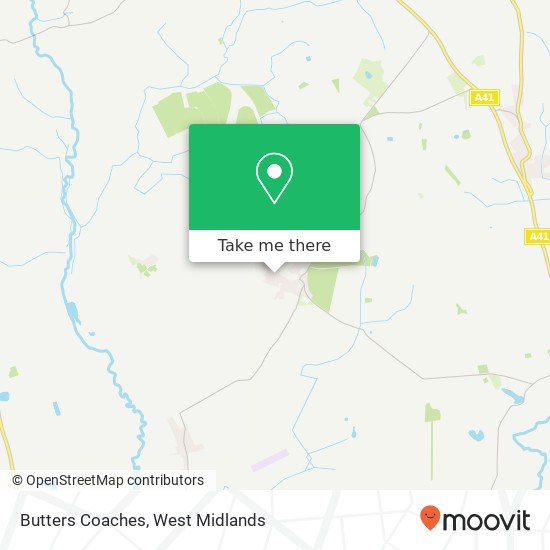 Butters Coaches map