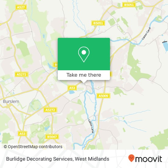 Burlidge Decorating Services map