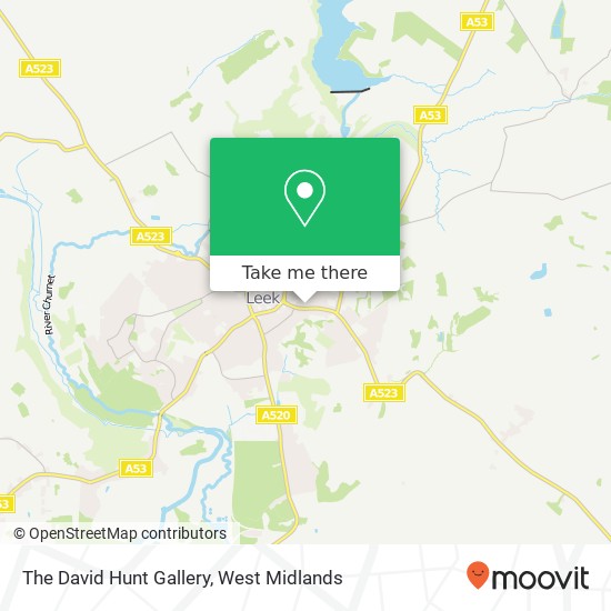 The David Hunt Gallery map