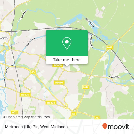 Metrocab (Uk) Plc map