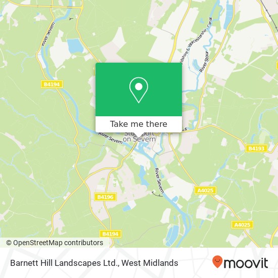 Barnett Hill Landscapes Ltd. map
