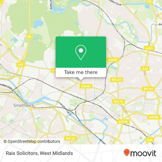 Rais Solicitors map