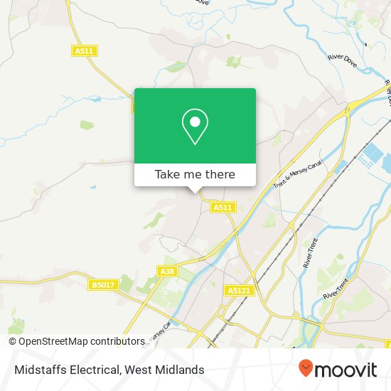 Midstaffs Electrical map