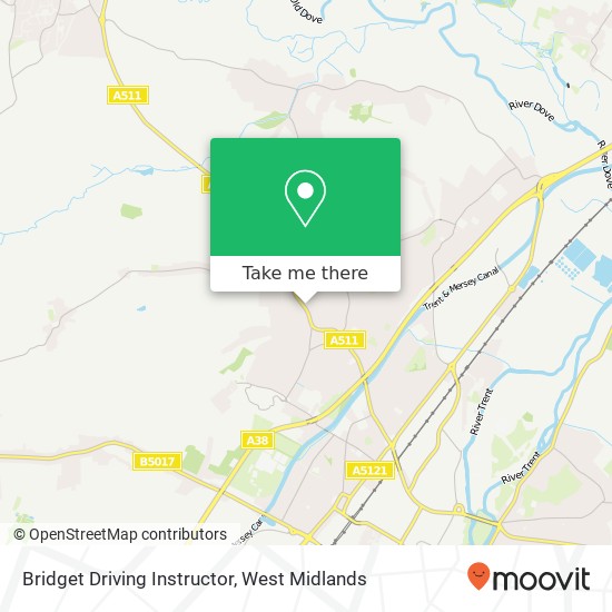 Bridget Driving Instructor map