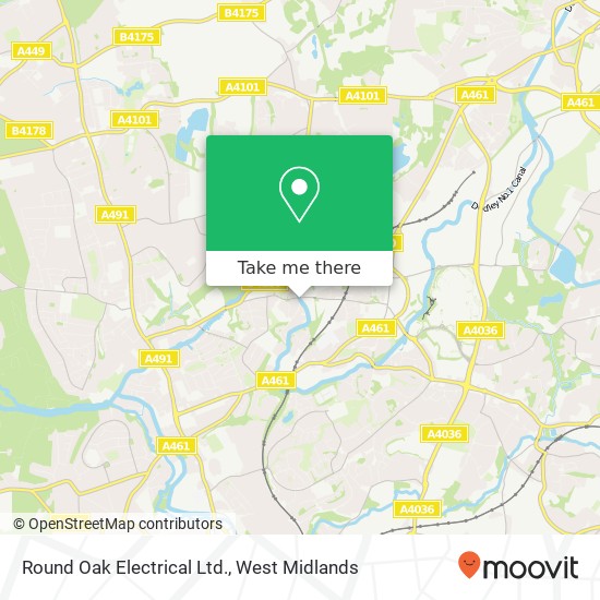 Round Oak Electrical Ltd. map