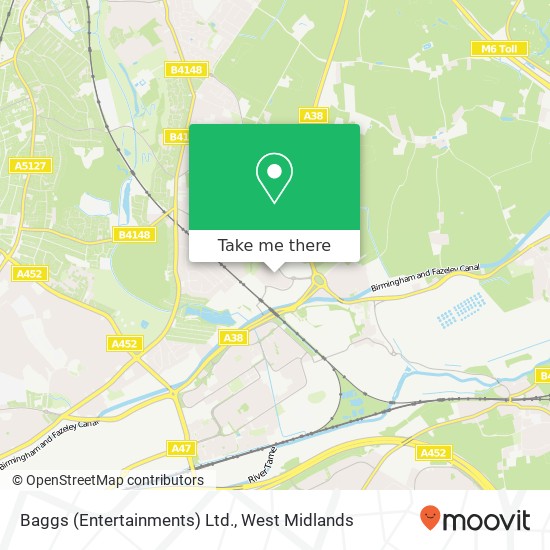 Baggs (Entertainments) Ltd. map