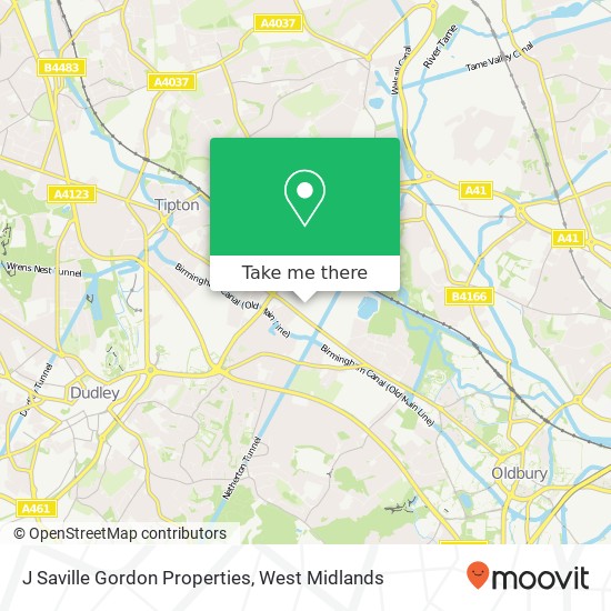 J Saville Gordon Properties map