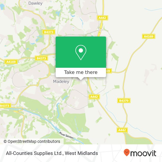 All-Counties Supplies Ltd. map