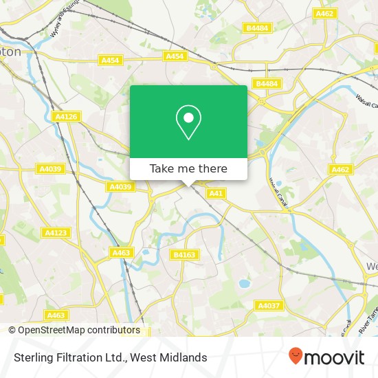 Sterling Filtration Ltd. map