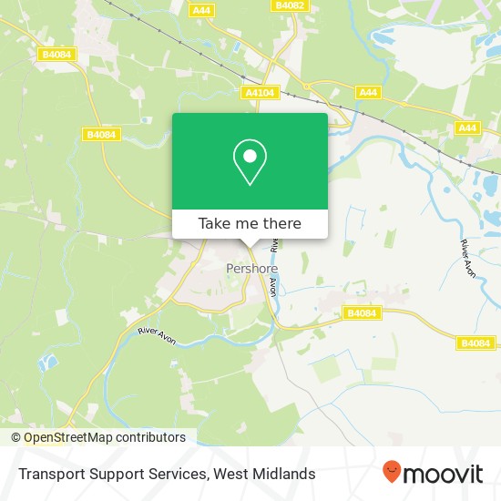 Transport Support Services map