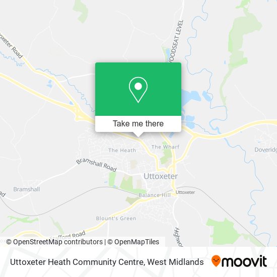 Uttoxeter Heath Community Centre map