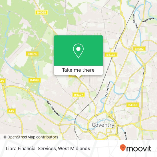 Libra Financial Services map