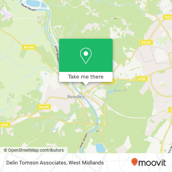 Delin Tomson Associates map