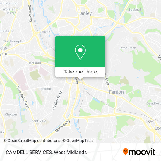 CAMDELL SERVICES map