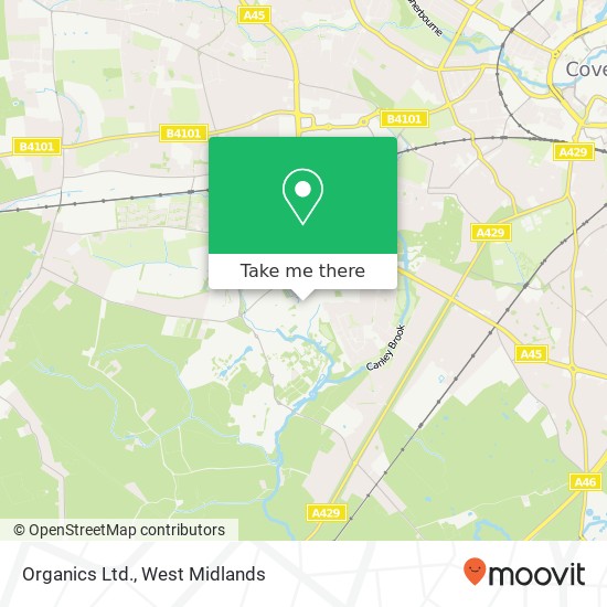 Organics Ltd. map