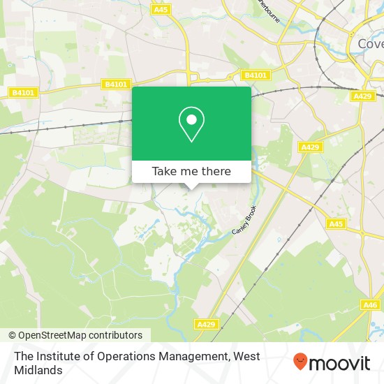 The Institute of Operations Management map