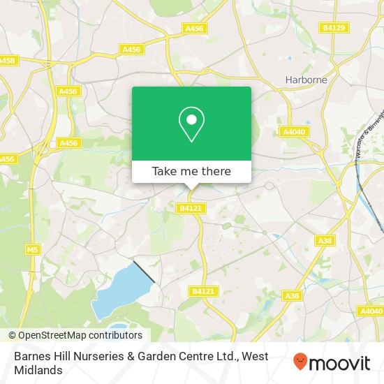 Barnes Hill Nurseries & Garden Centre Ltd. map
